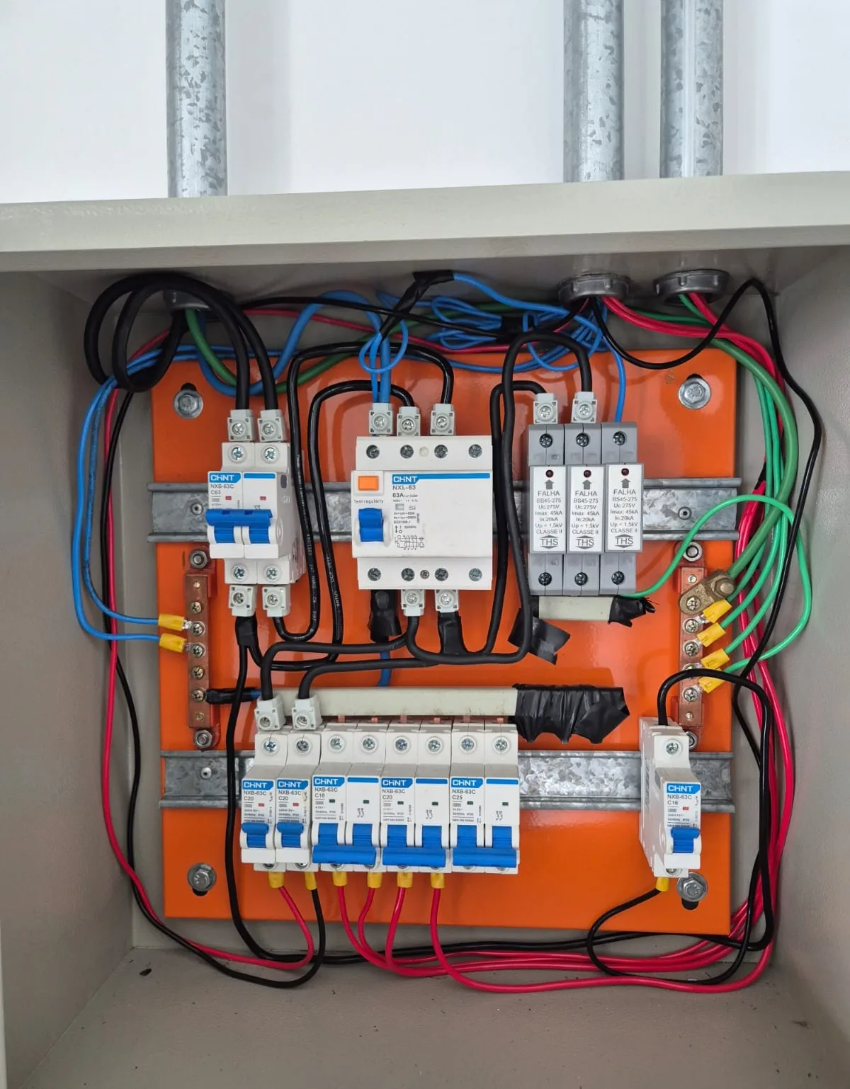 Detalhe técnico registrado em vistoria na Rua Boa Vista